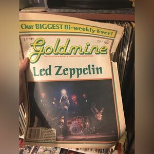 1990 G O L D M I N E - L E D Zeppelin newspaper